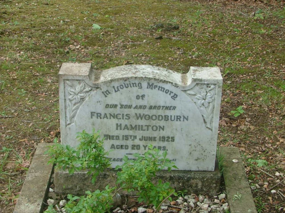 HAMILTON Francis Woodburn -1925