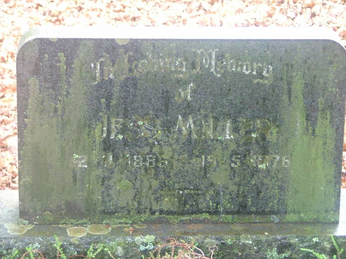 MILLER Jessie 1886-1976