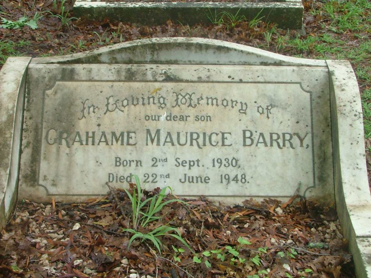 BARRY Grahame Maurice 1930-1948