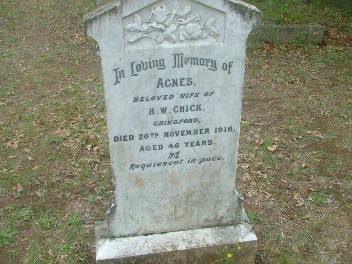 CHICK Agnes  -1916