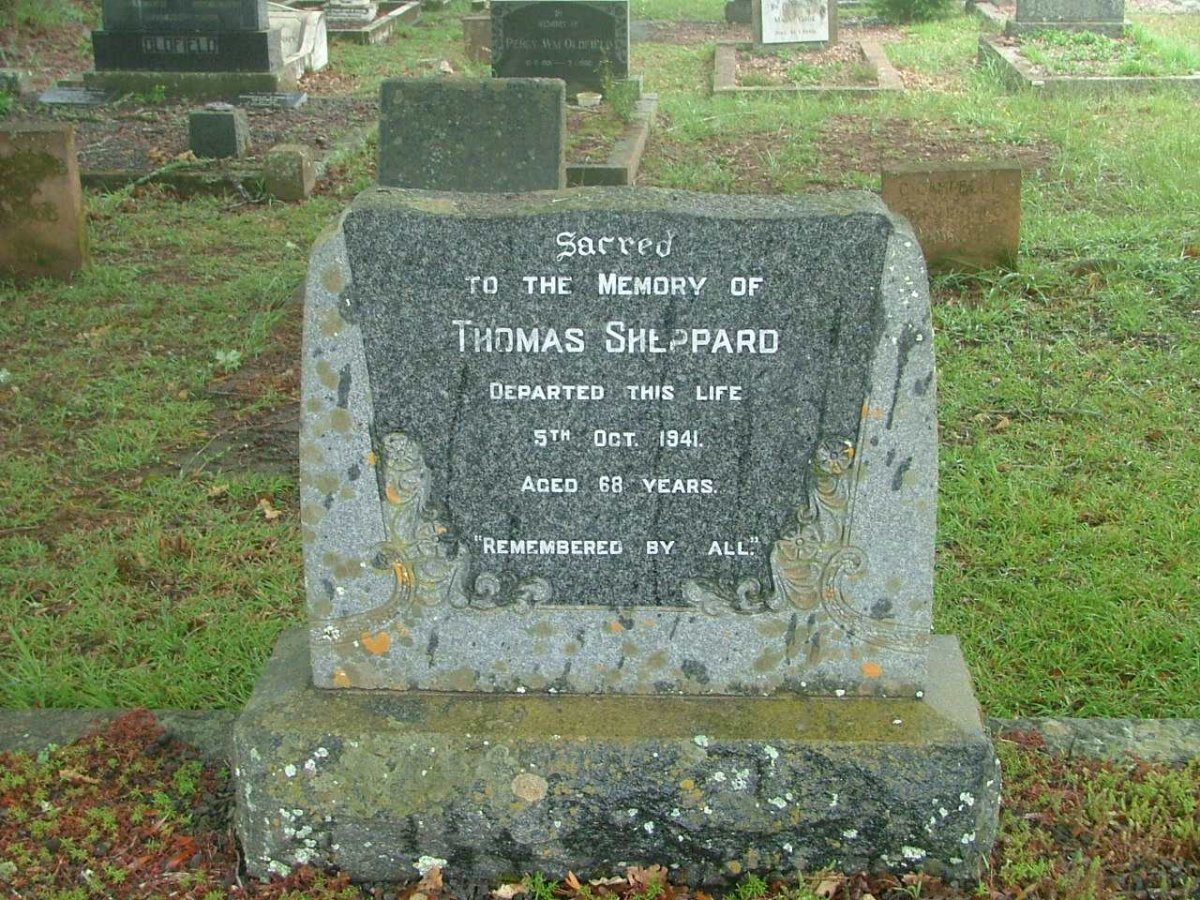 SHEPPARD Thomas  -1941