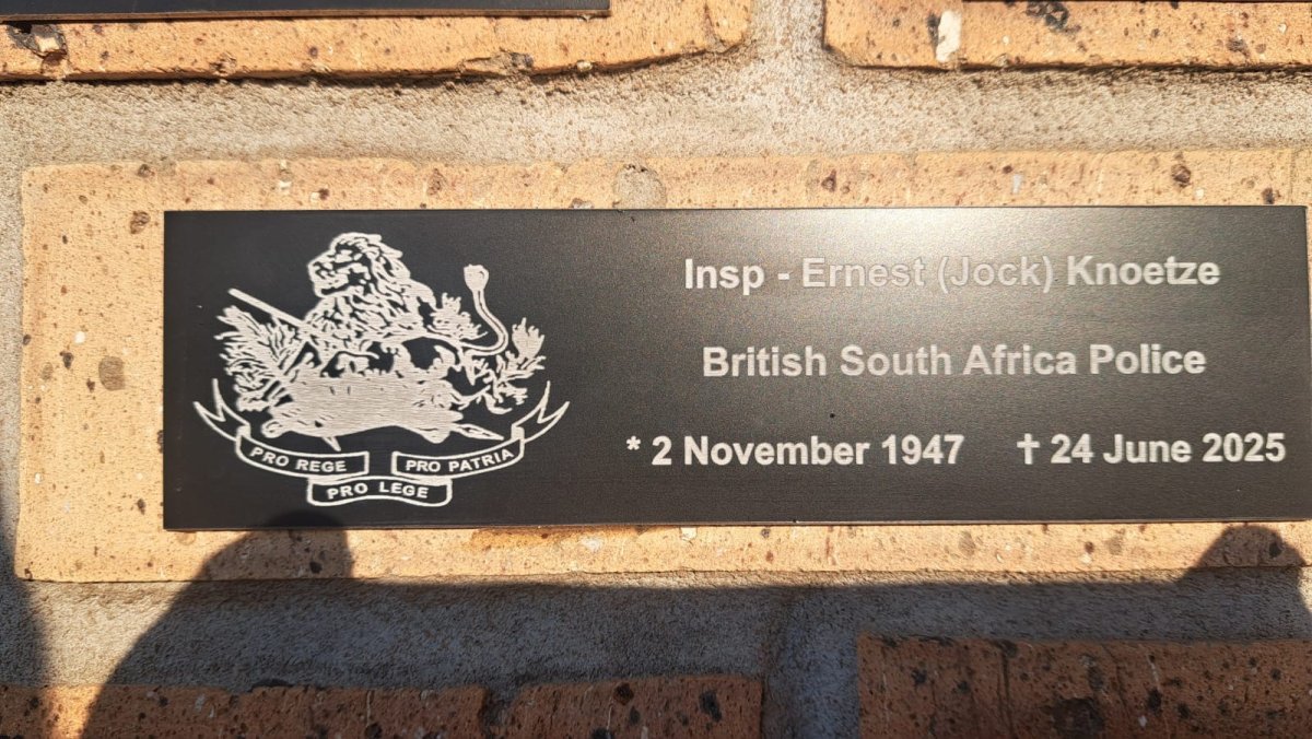 KNOETZE Ernest Jock 1947-2025