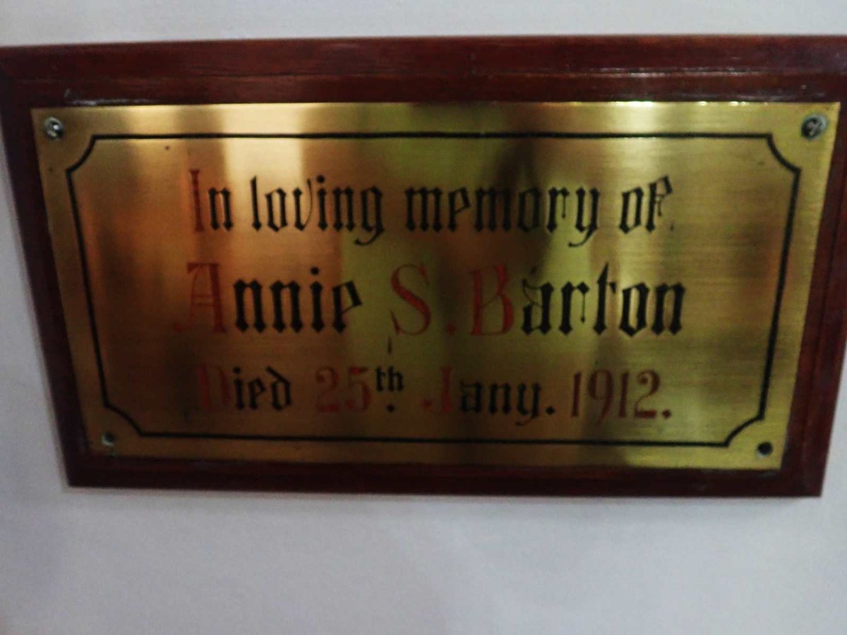 BARTON Annie S. -1912
