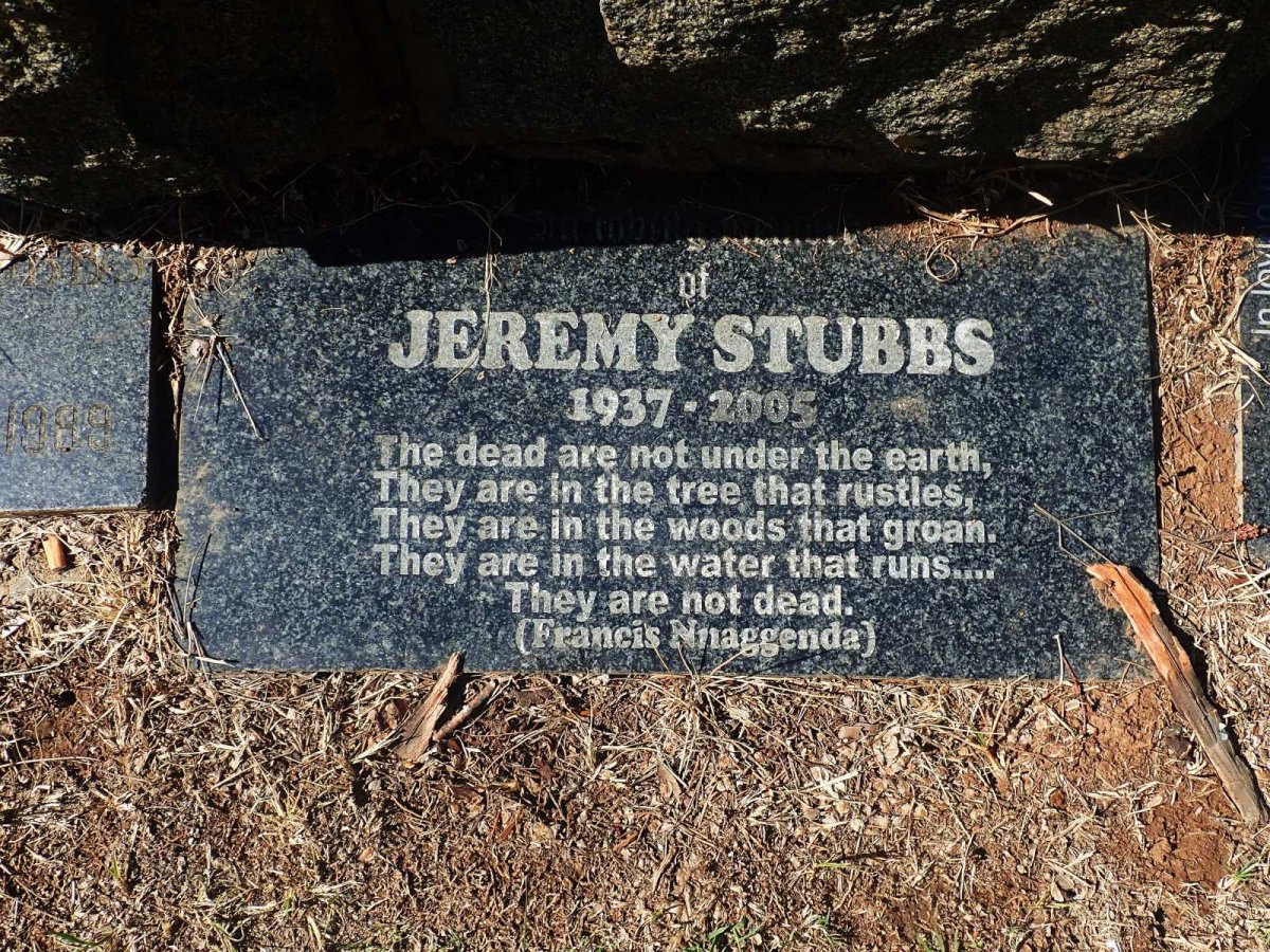STUBBS Jeremy 1937-2005