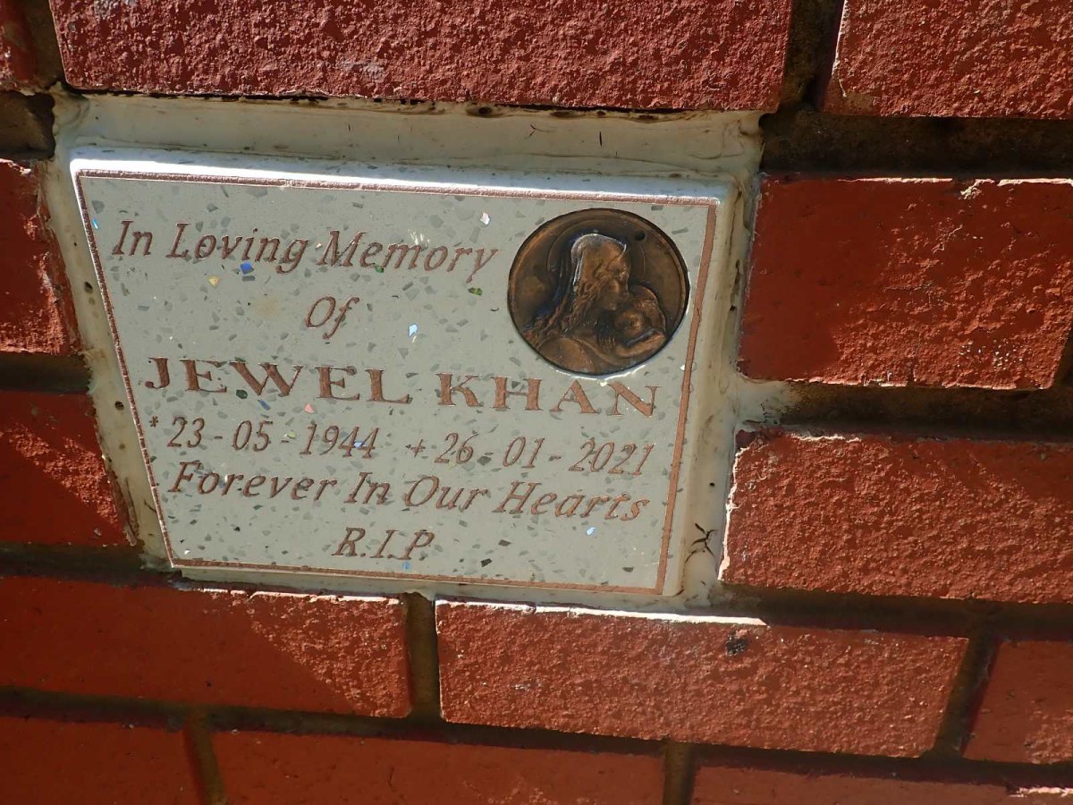 KHAN Jewel 1944-2021