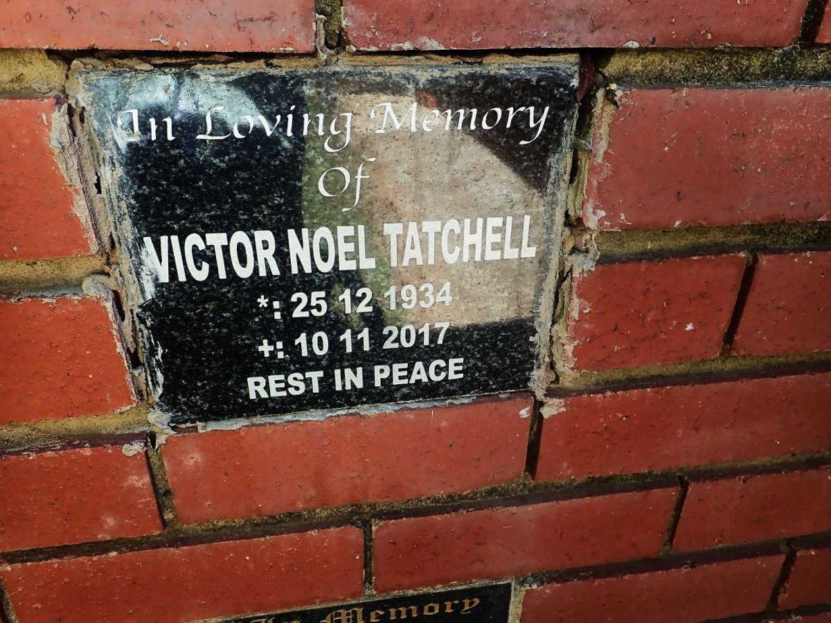 TATCHELL Victor Noel 1934-2017
