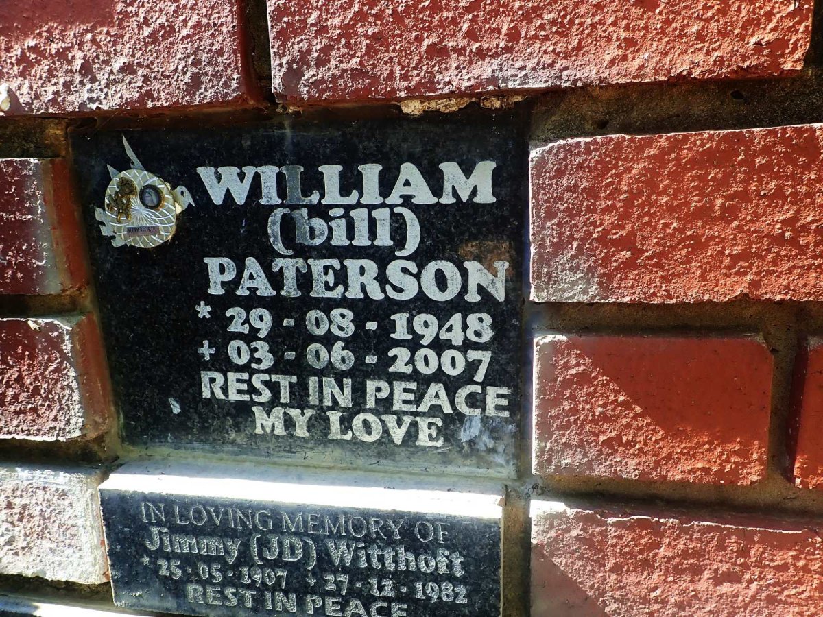 PATERSON William 1948-2007