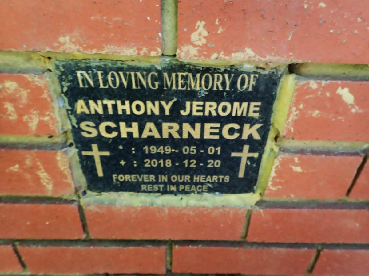 SCHARNECK Anthony Jerome 1949-2018