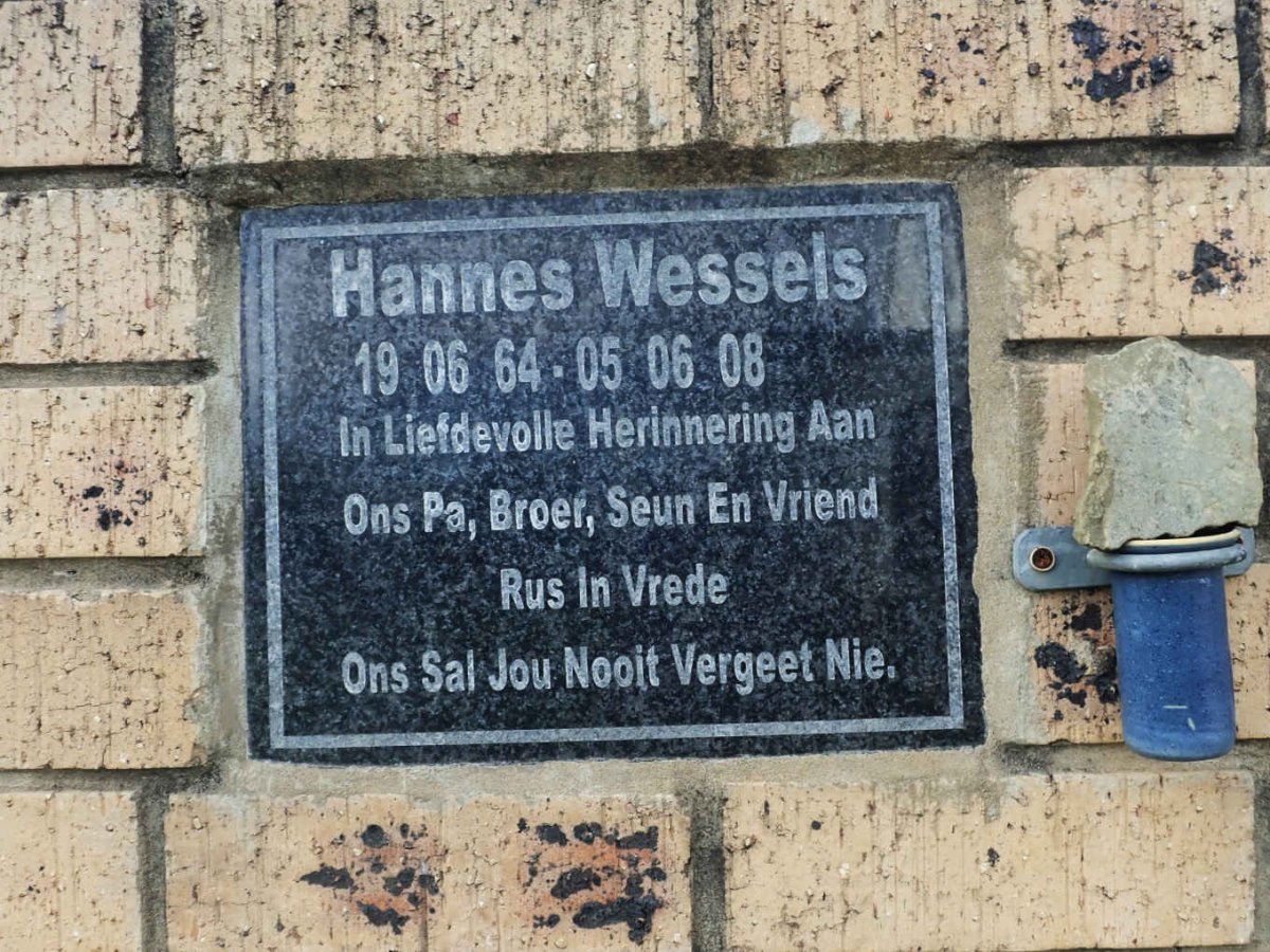WESSELS Hannes 1964-2008