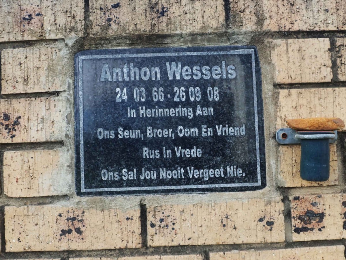 WESSELS Anthon 1966-2008