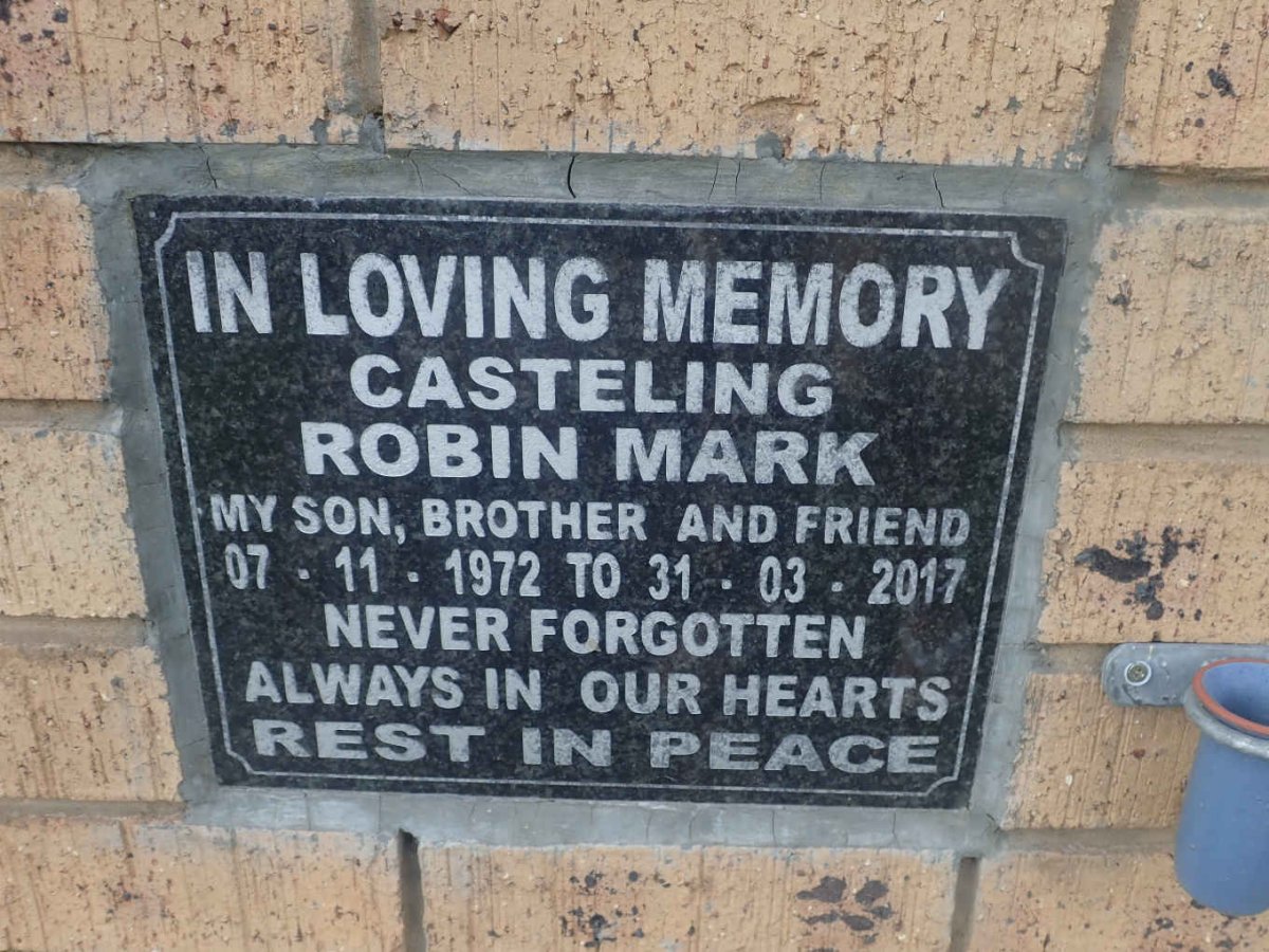 CASTELING Robin Mark 1972-2017