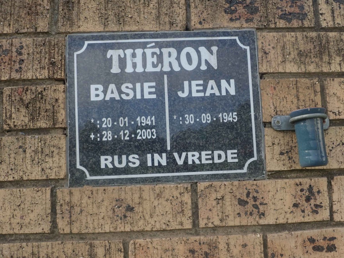 THÉRON Basie 1941-2003 &amp; Jean 1945-