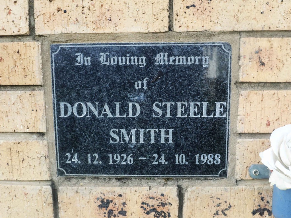 SMITH Donald Steele 1926-1988