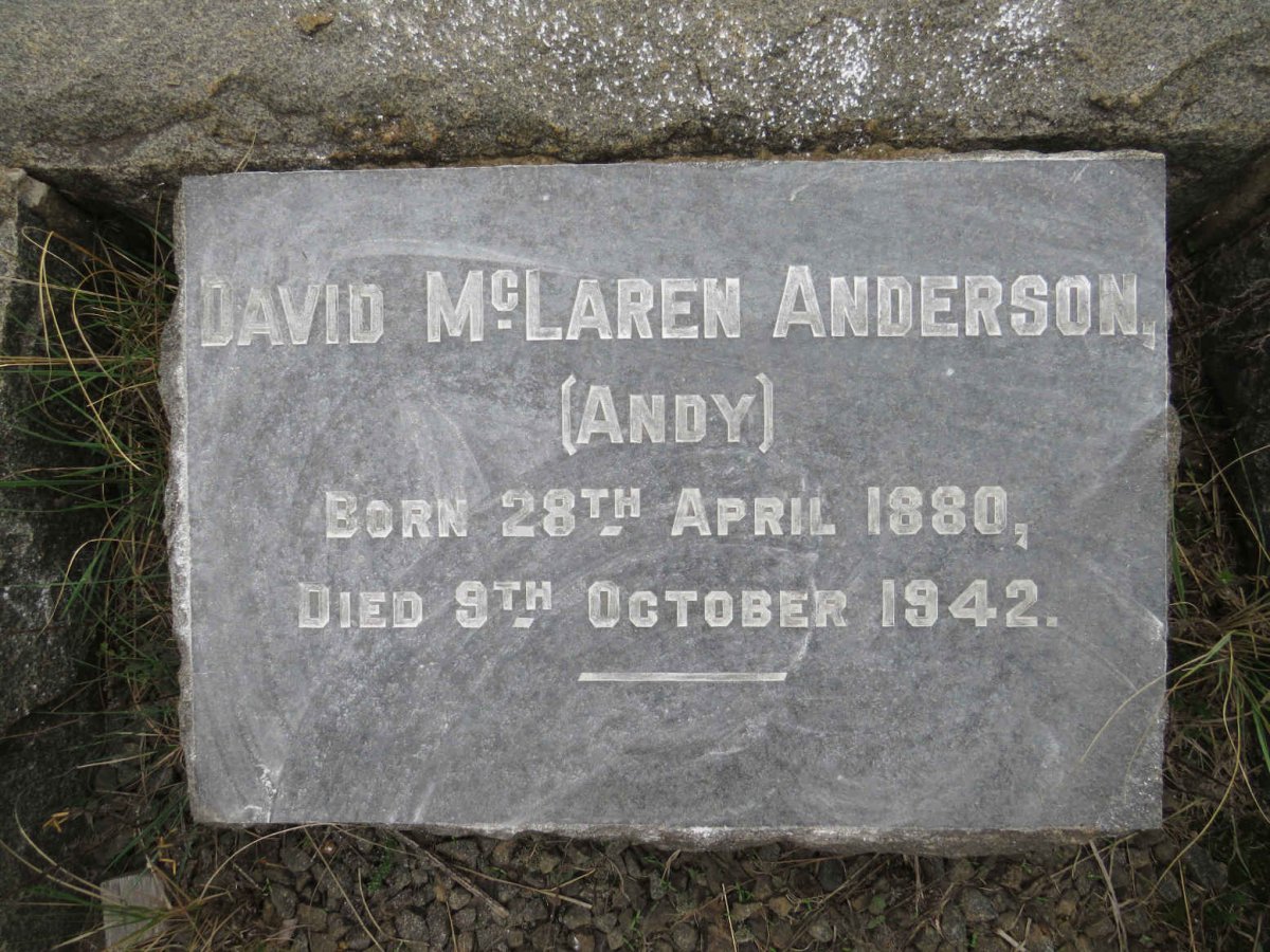 ANDERSON David McLaren 1880-1942