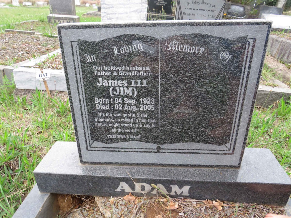 ADAM James 1923-2005