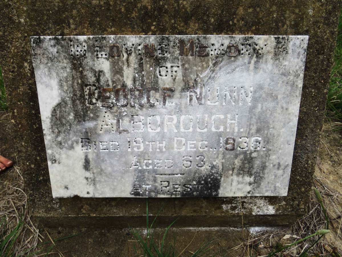 ALBOROUGH George Nunn -1936