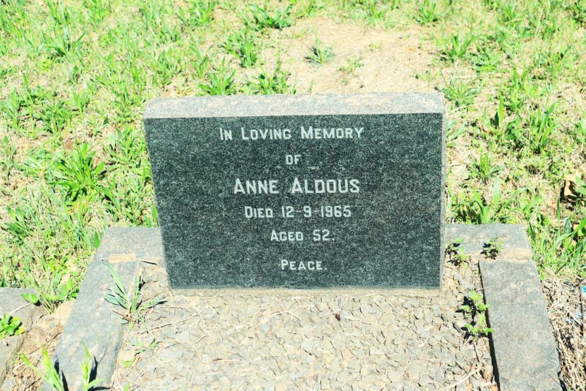 ALDOUS Anne -1965