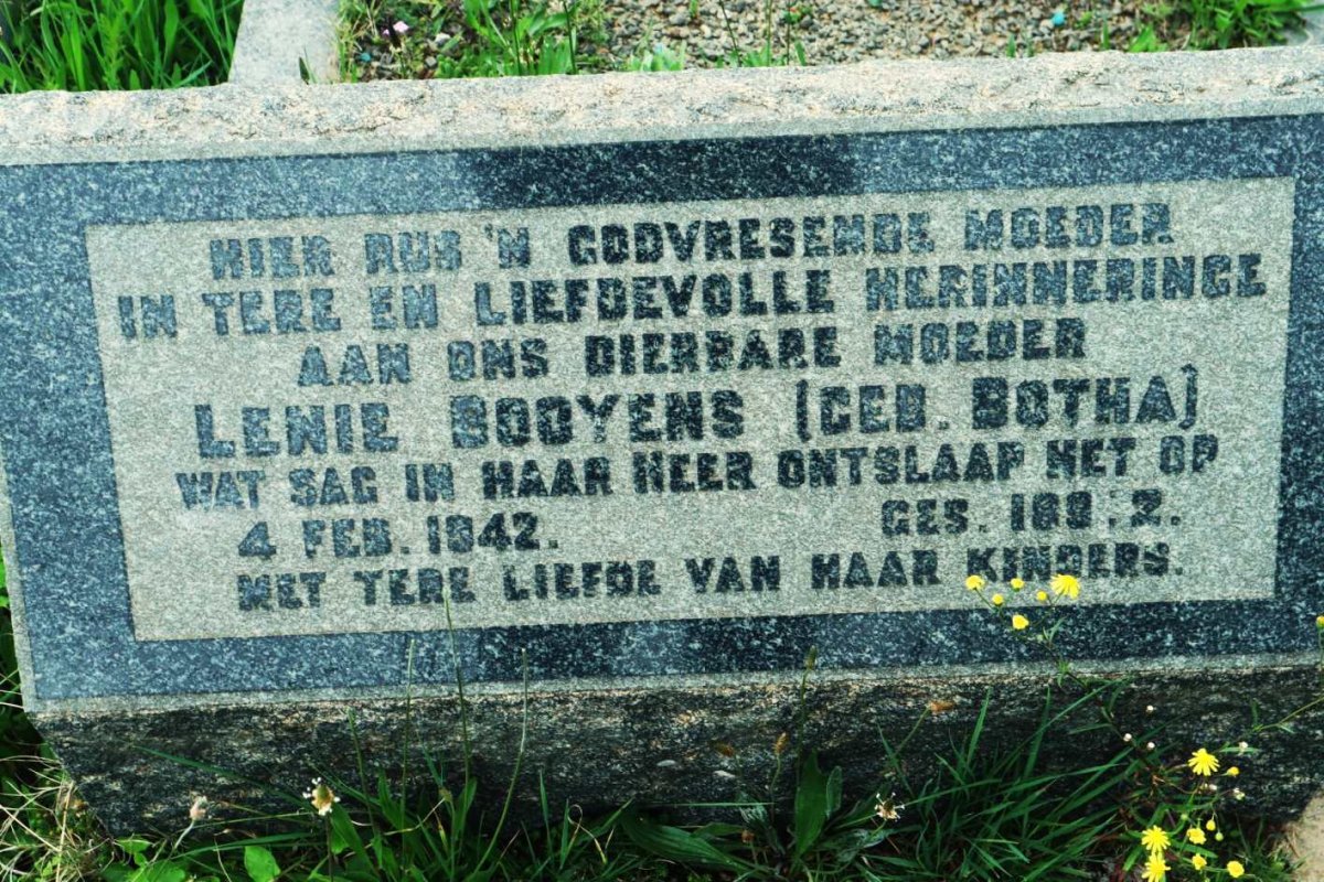 BOOYENS Lenie nee BOTHA -1942