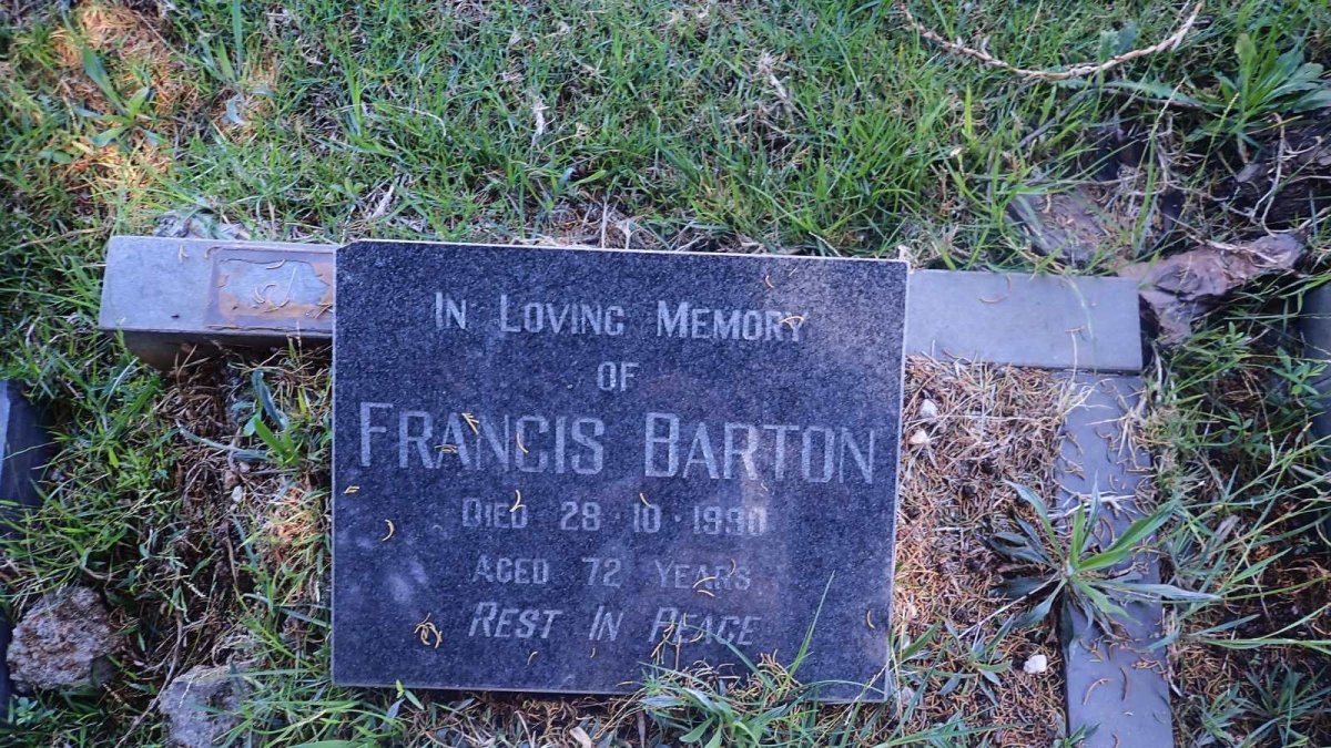 BARTON Francis -1990