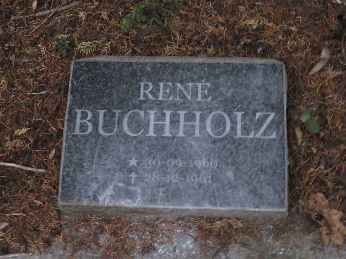 BUCHHOLZ Rene 1960-1960