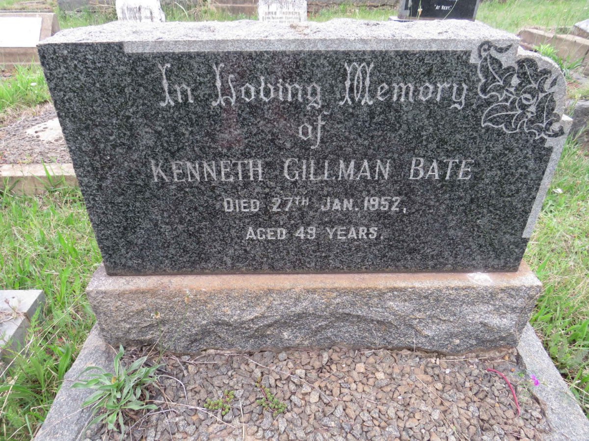BATE Kenneth Gillman -1952