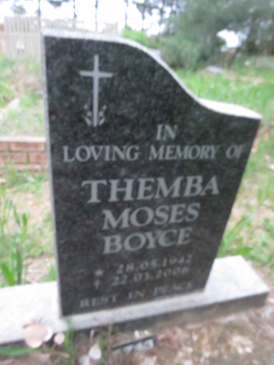 BOYCE Themba Moses 1942-2006