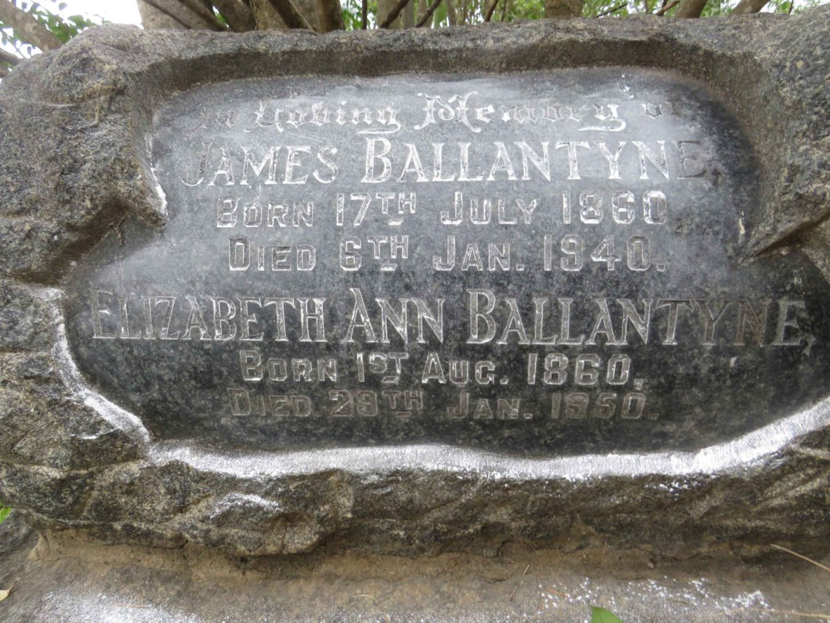 BALLANTYNE James 1860-1940 &amp; Elizabeth Ann 1860-1950