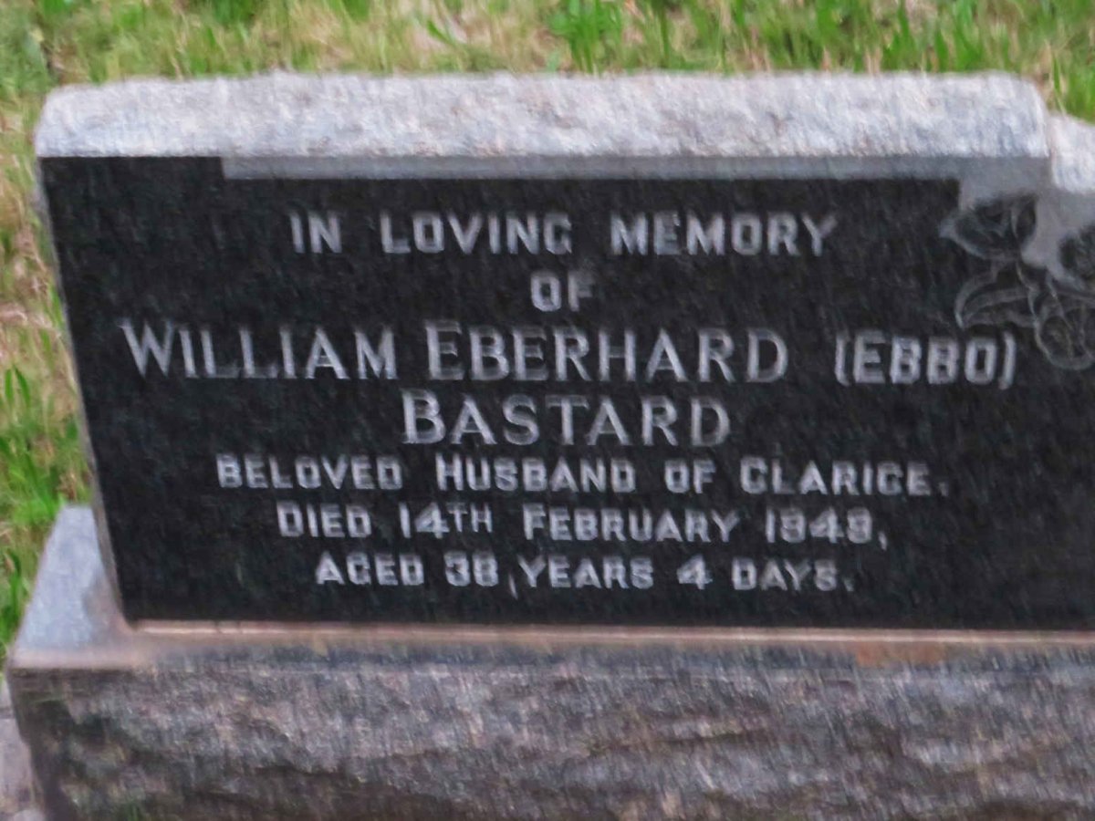 BASTARD William Eberhard -1948