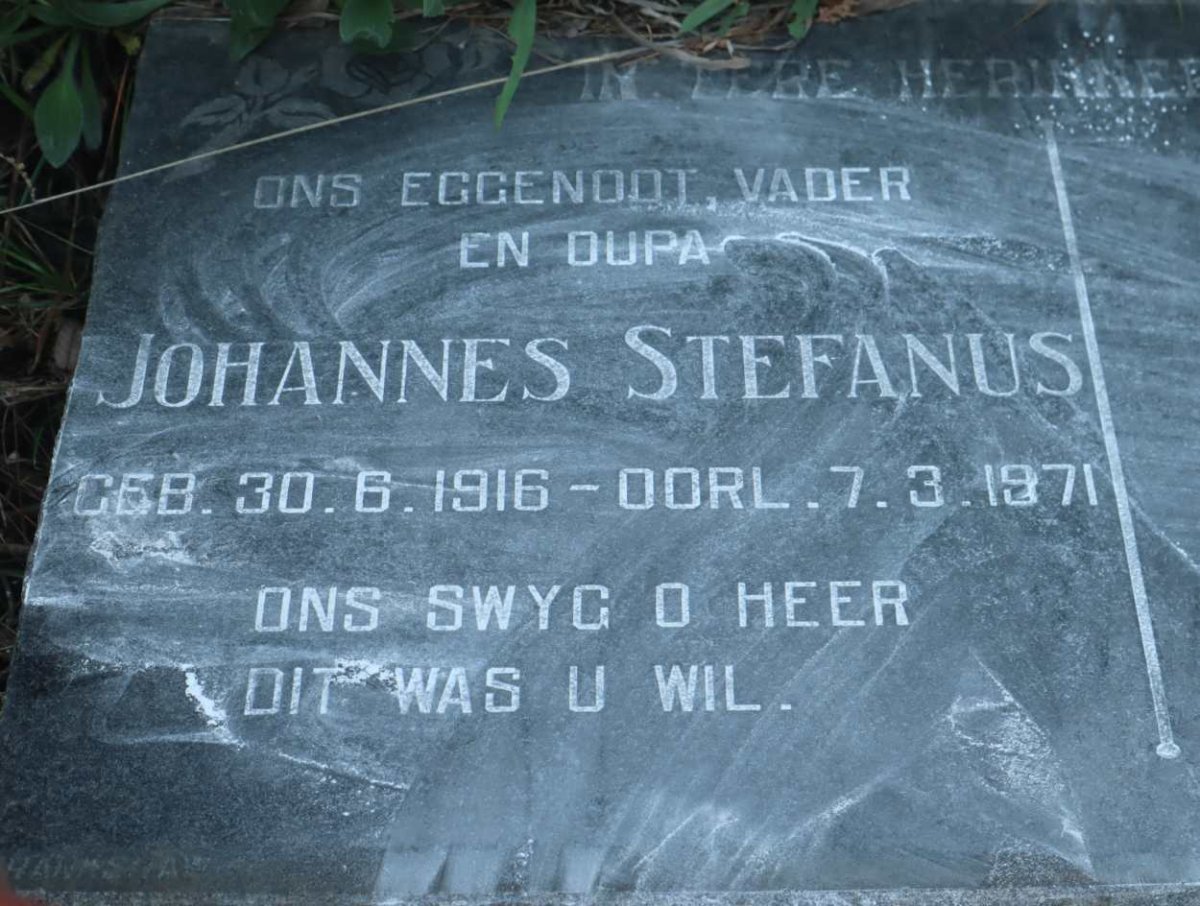 BOTHA Johannes Stefanus 1916-1971