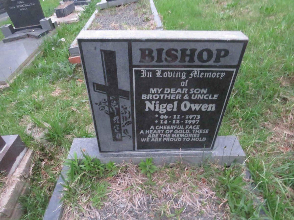 BISHOP Nigel Owen 1973-1997