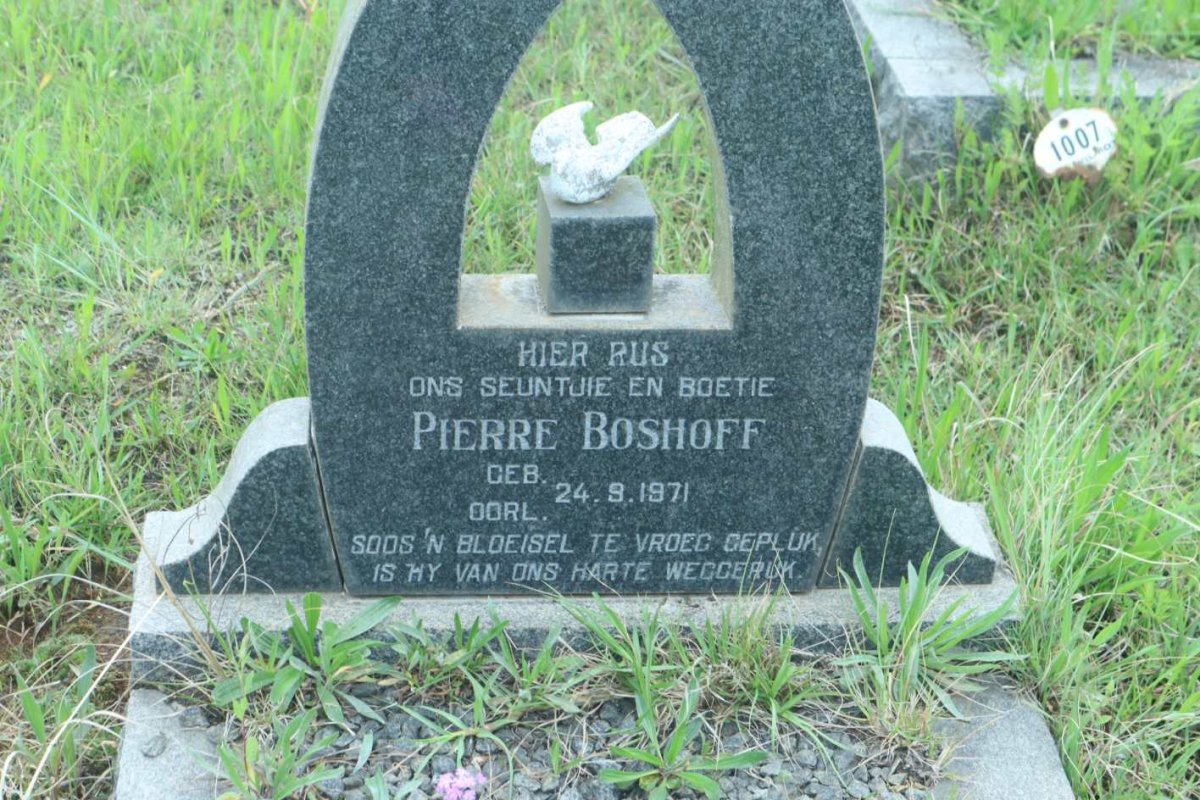 BOSHOFF Pierre 1971-1971