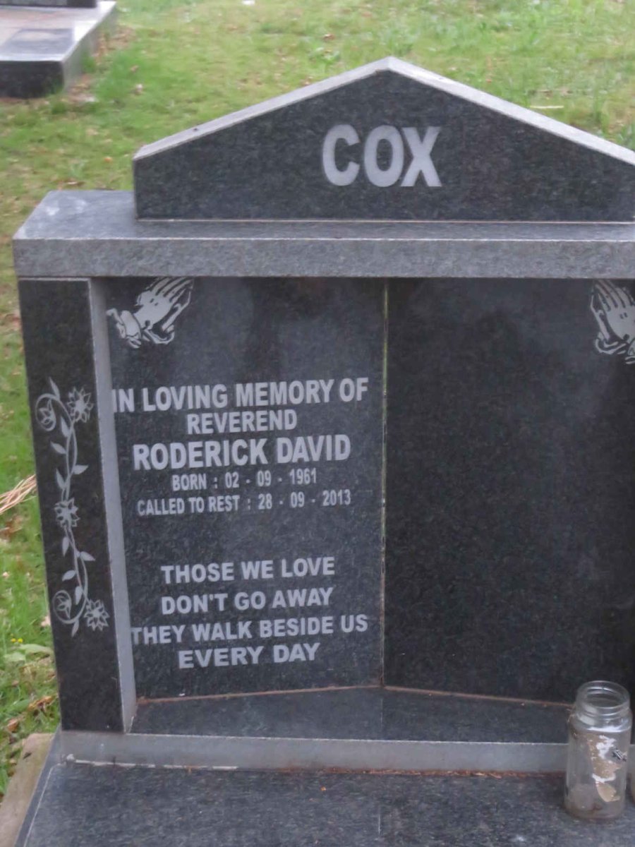 COX Roderick David 1961-2013