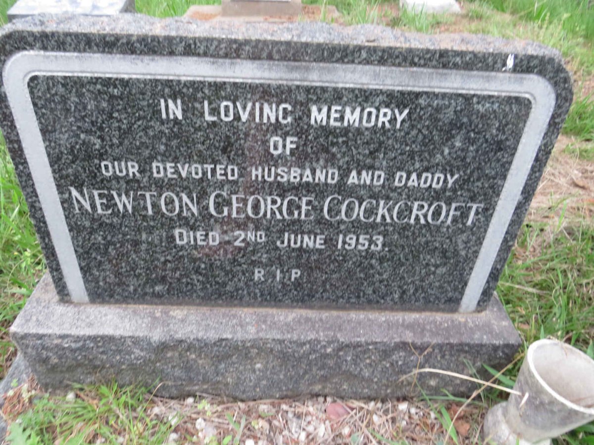 COCKCROFT Newton George -1953