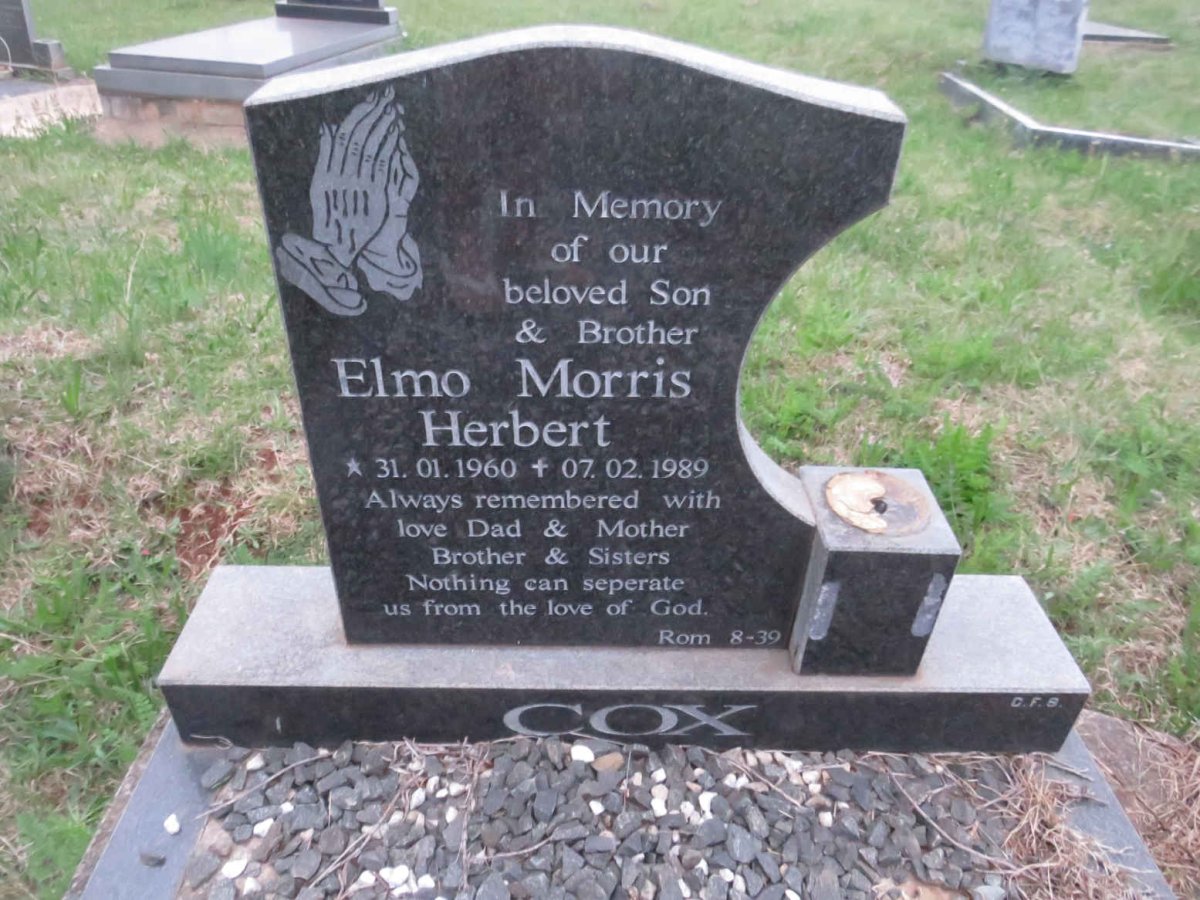 COX Elmo Morris Herbert 1960-1989