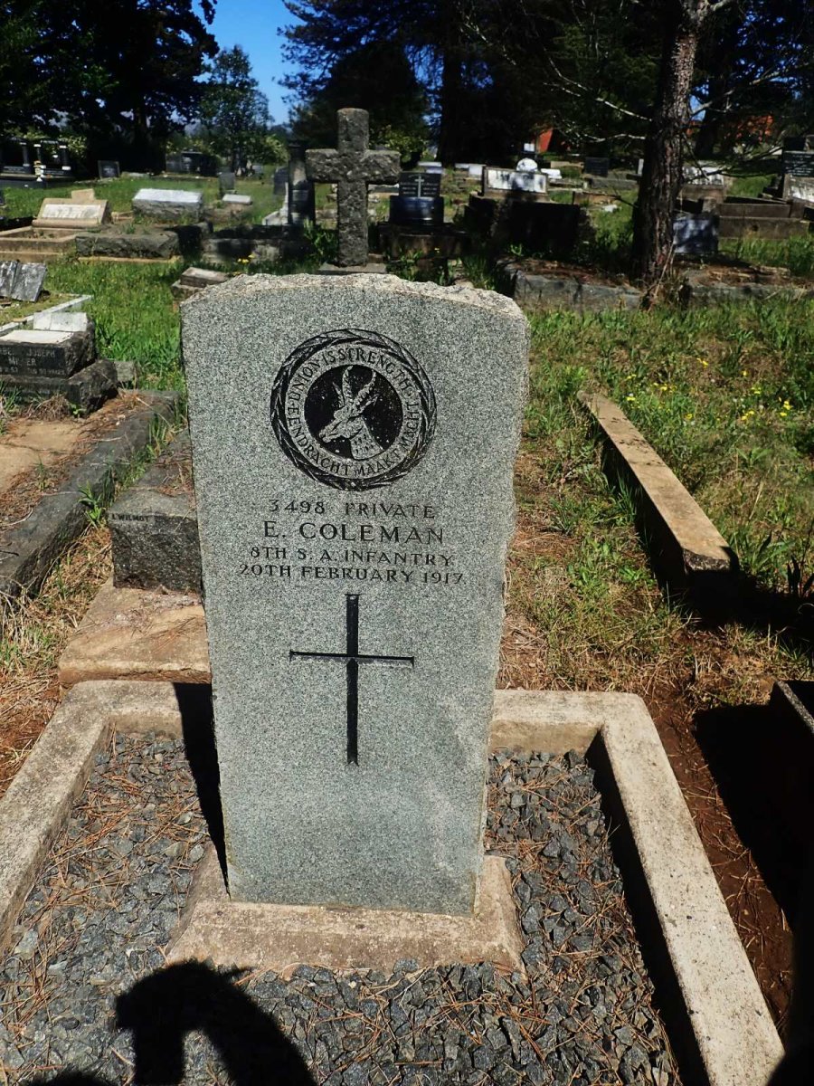COLEMAN E. -1917