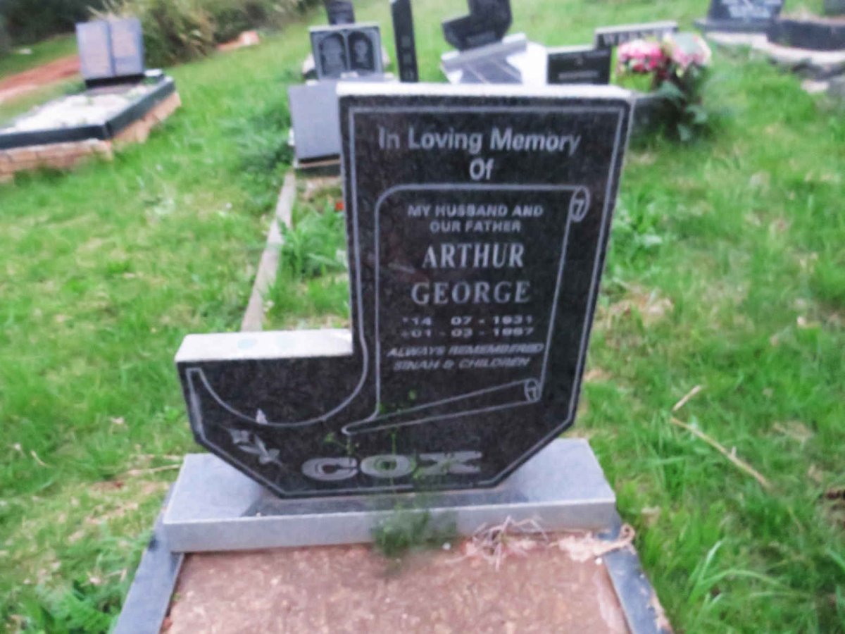 COX Arthur George 1931-1987
