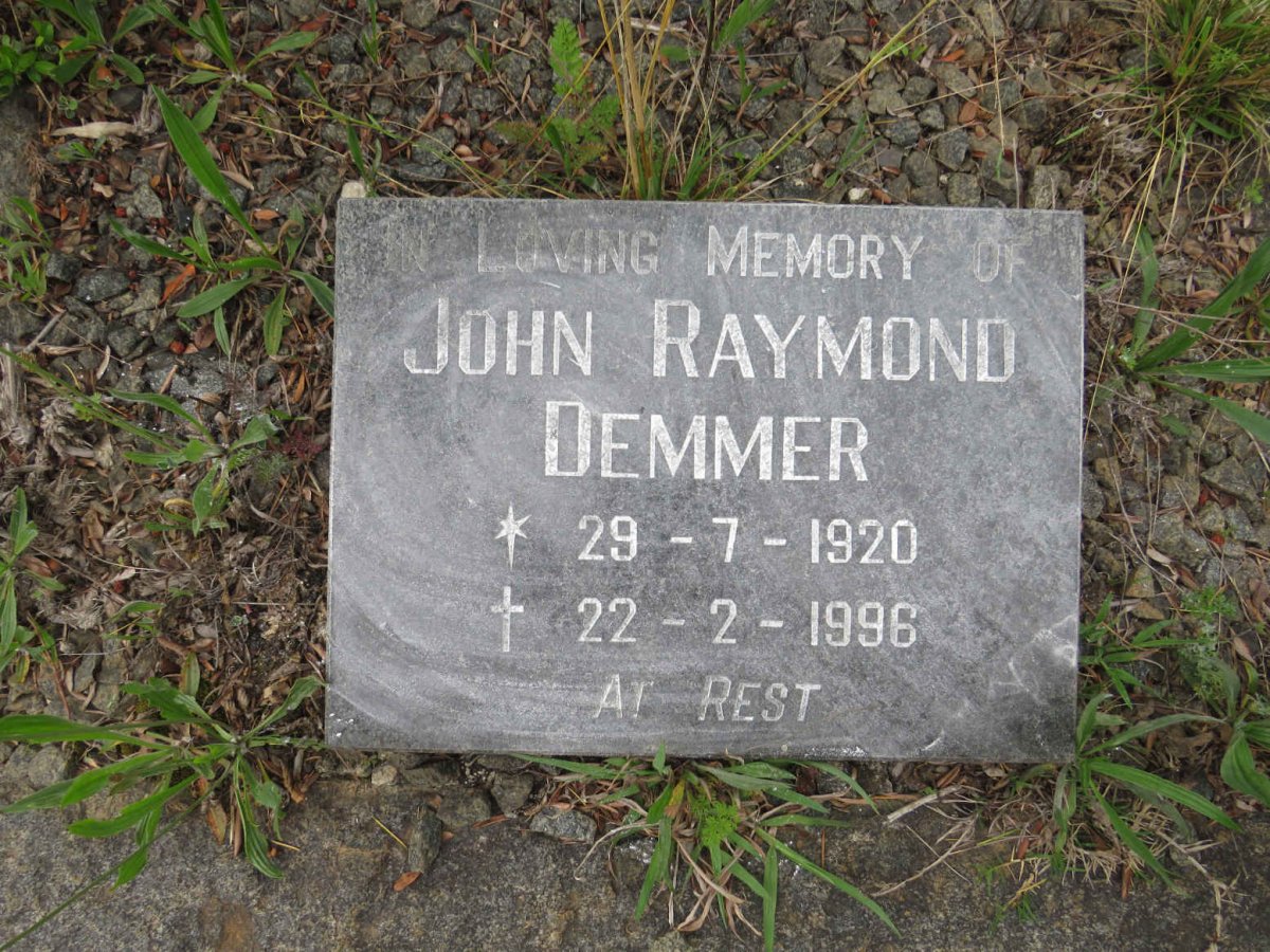 DEMMER John Raymond 1920-1996