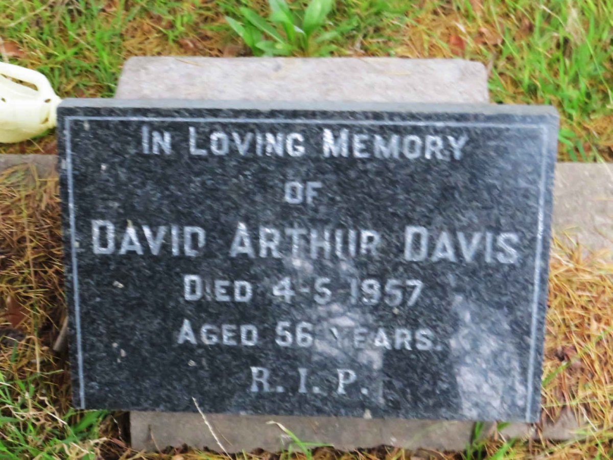 DAVIS David Arthur -1957