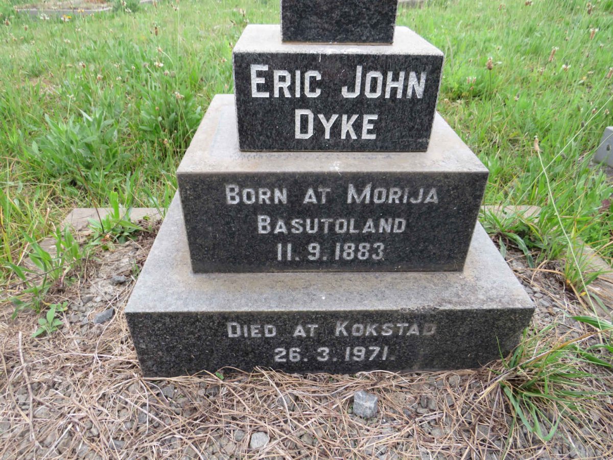 DYKE Eric John 1883-1971
