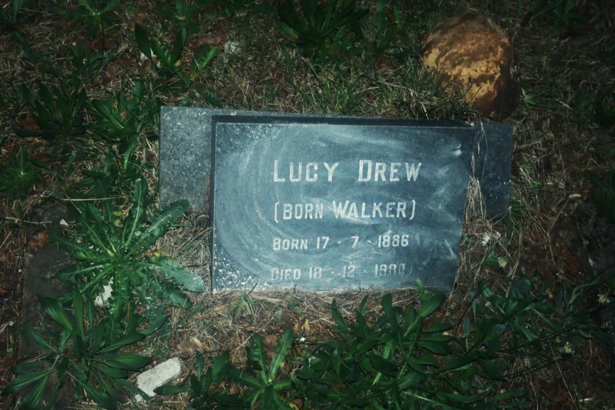 DREW Lucy nee WALKER 1886-1980