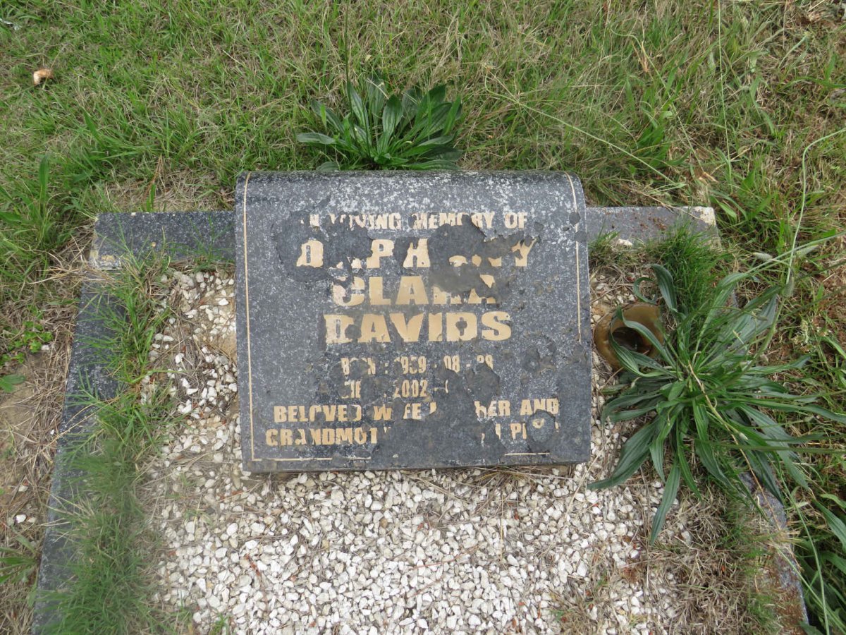 DAVIDS Daphney Clara 1959-2002