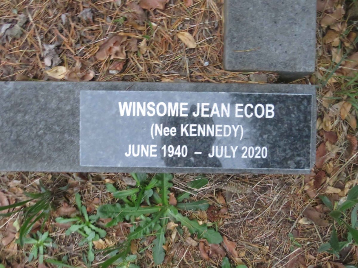 ECOB Winsome Jean nee KENNEDY 1940-2020