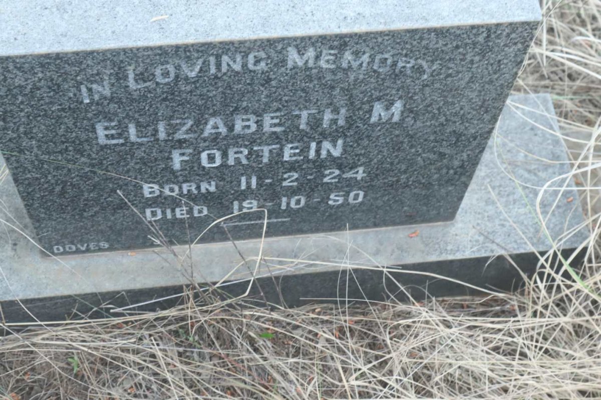 FORTEIN Elizabeth M. 1924-1950