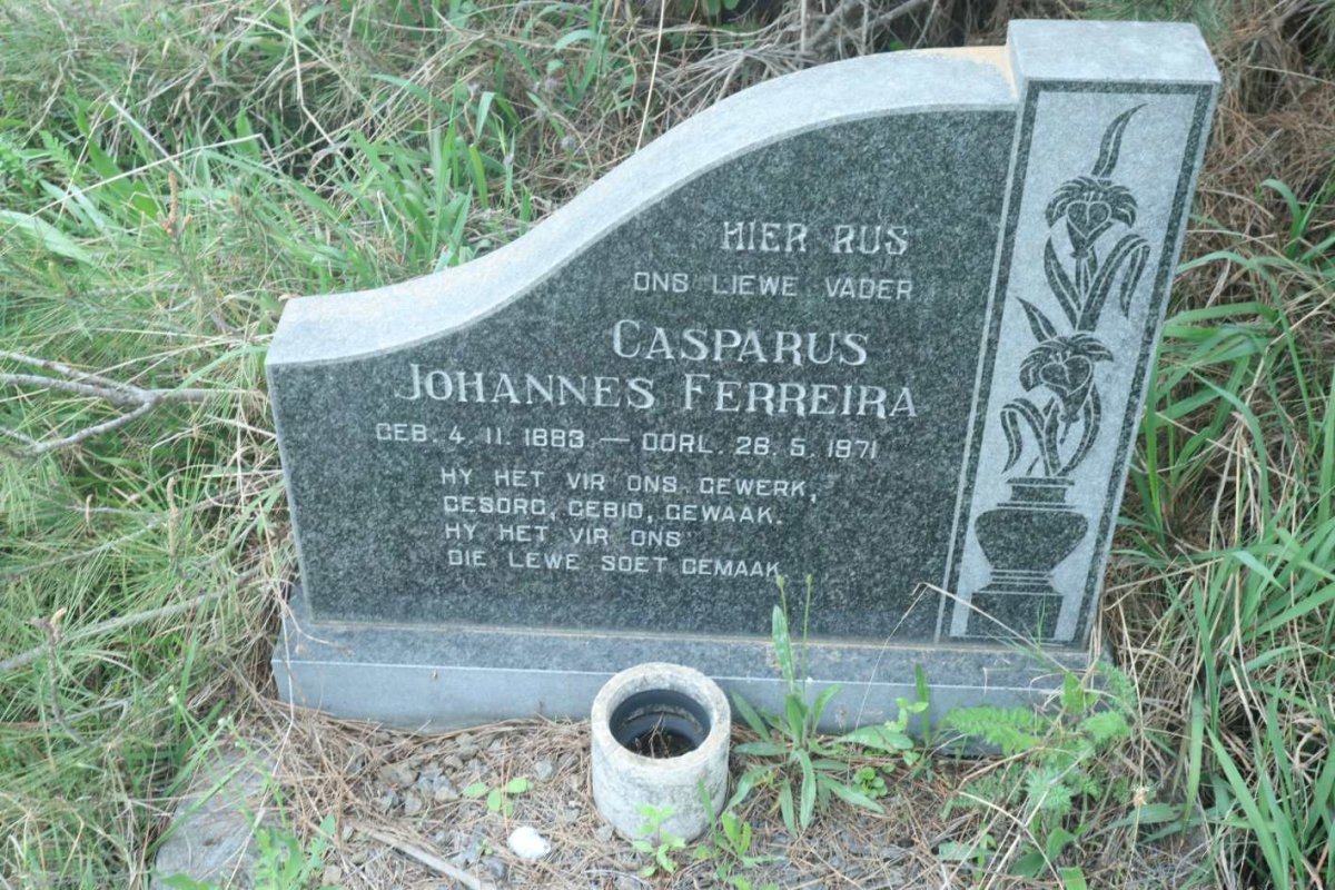FERREIRA Casparus Johannes 1883-1971