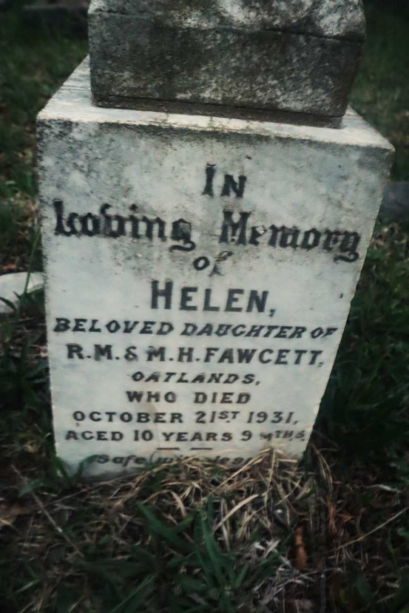 FAWCETT Helen -1931