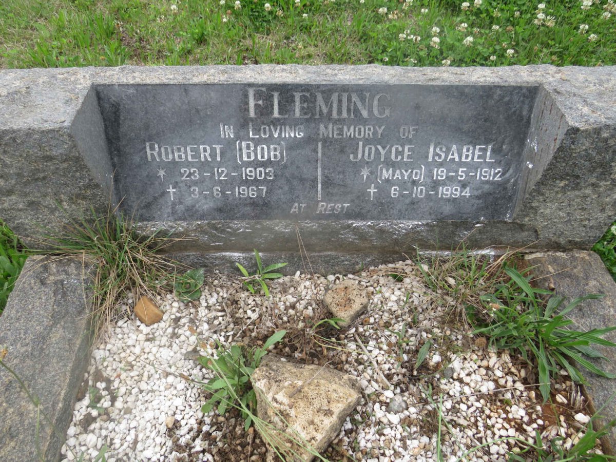 FLEMING Robert 1903-1967 &amp; Joyce Isabel MAYO 1912-1994