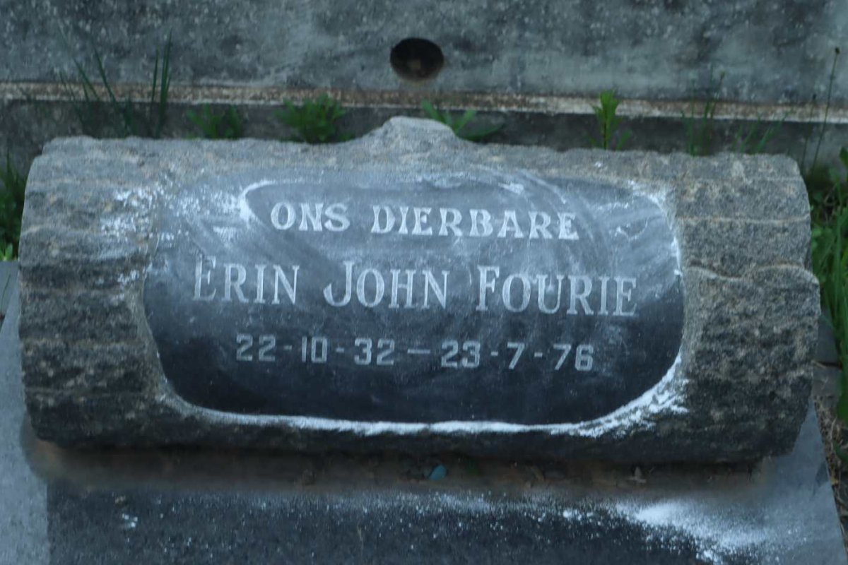 FOURIE Erin John 1932-1976