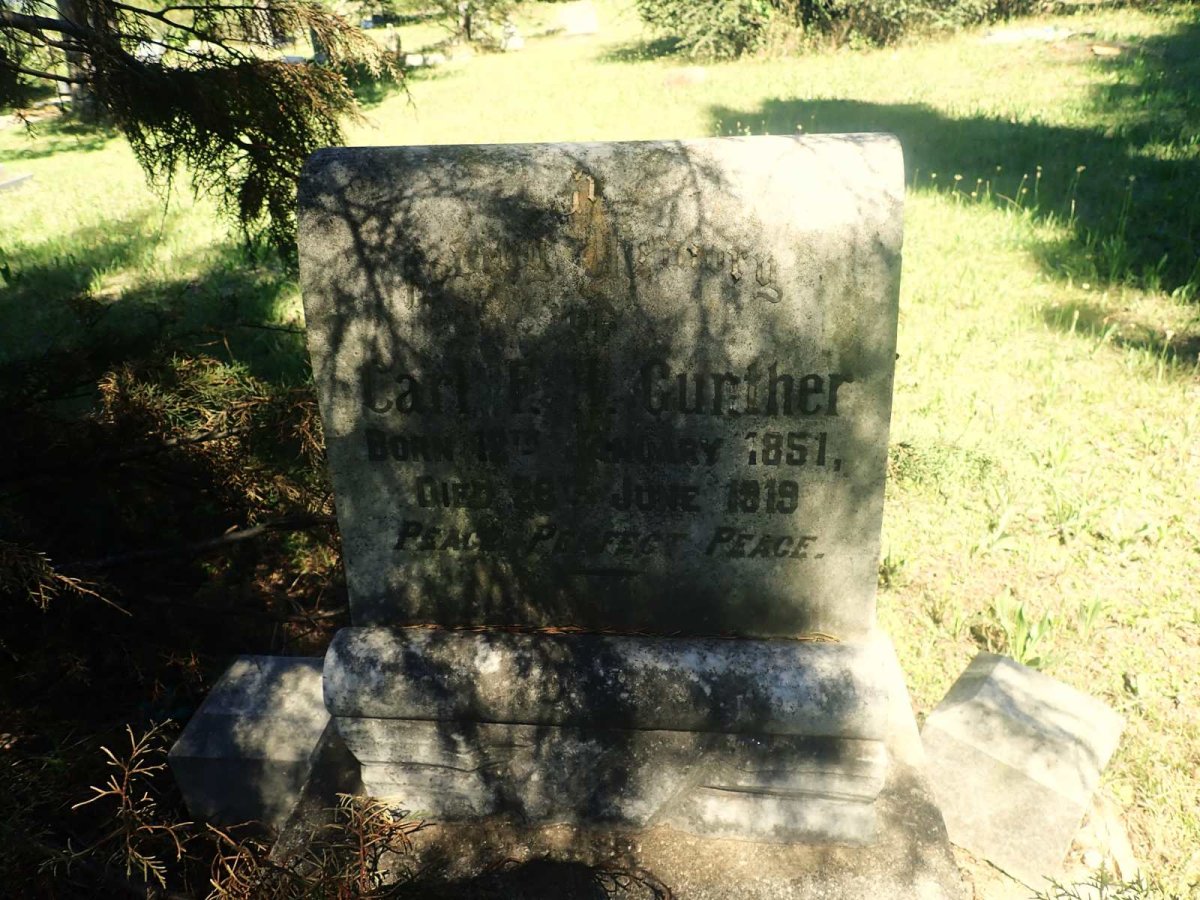 GUNTHER Carl F.H. 1851-1919