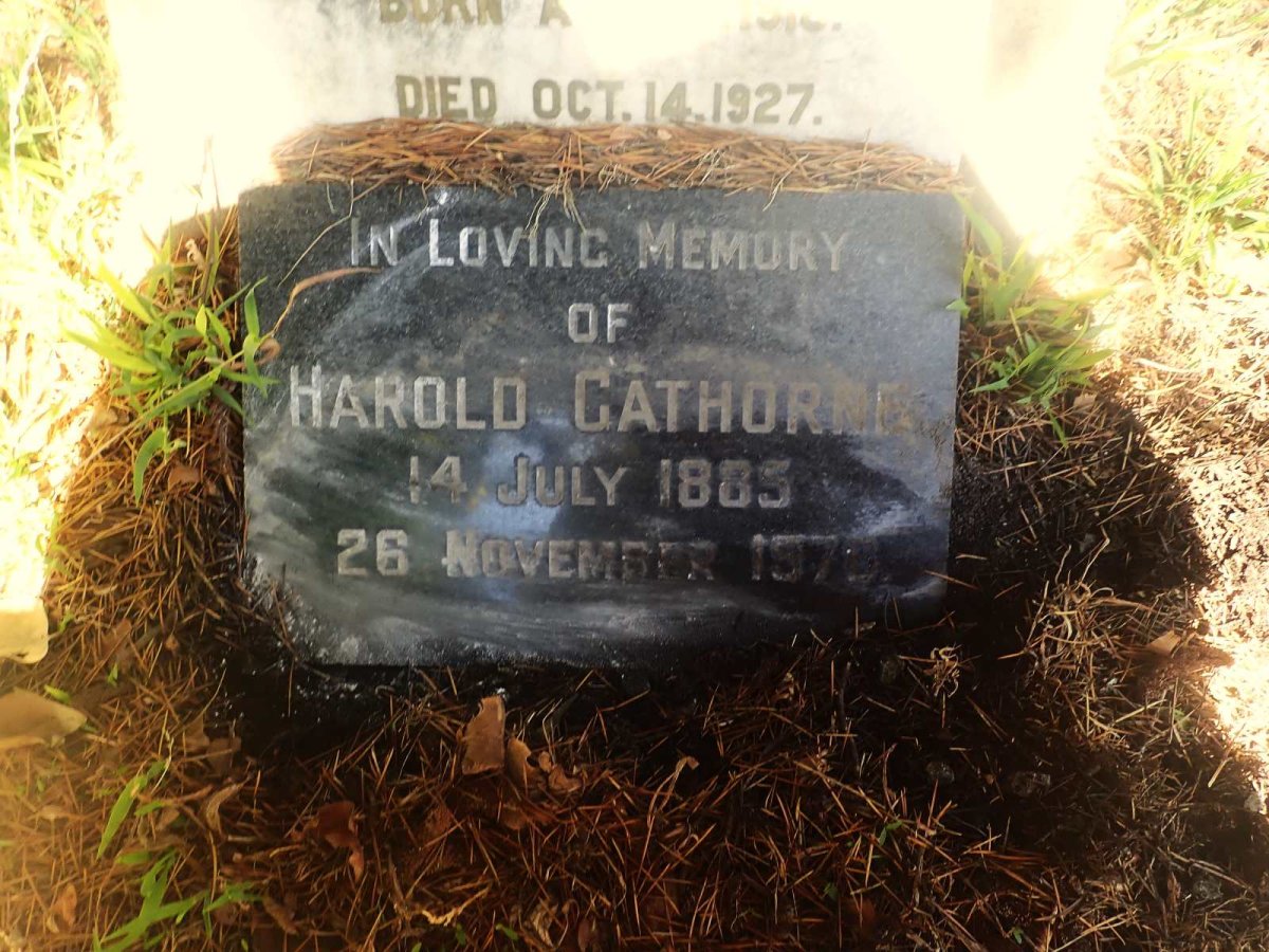 GATHORNE Harold 1885-1970