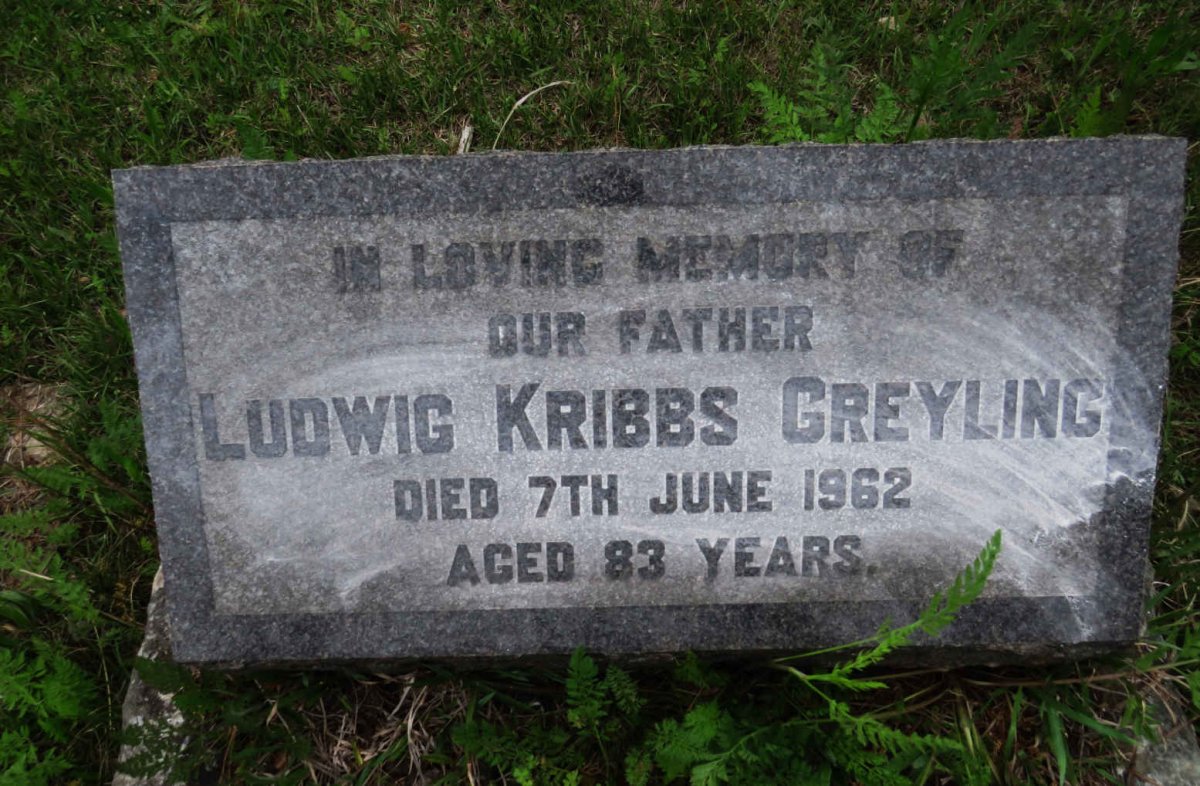 GREYLING Ludwig Kribbs -1962